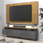 Painel Paraty e Rack Ilhabela Para TV Até 84"