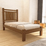 Cama Solteiro Paris Madeira Tauari Estrado Reforçado