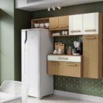 Cozinha Completa Suspensa Rubi A Com Balcão