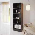 Estante Livreiro Biblioteca Mirage Com 5 Repartições