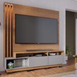 Estante Home Humaitá 1.80 Ripado Para TV de Até 75"