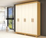 Guarda Roupa Lana 6 Portas 100% MDF - Imagem 2