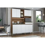 Kit Cozinha Merlot Perfil 9 Portas 100% MDF