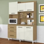 Kit Cozinha Compacta Mila 5 Portas e 3 Gavetas - Imagem 2