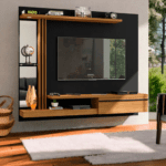 Painel Denver Com Espelhos Decorativos Para TV de Até 55" - Imagem 2