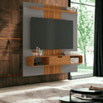 Painel Lisboa Com Prateleira Superior Para TV de Até 65" - Imagem 2