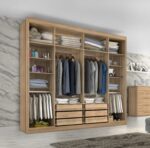 Guarda Roupa Valência Reflecta 6 Portas 6 Gavetas - Imagem 4