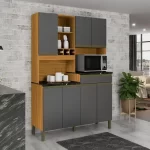 Kit Cozinha Compacta Verdot Perfil  7 Portas 100% MDF