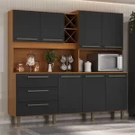 Kit Cozinha Ajax 7 Portas 2 Gavetas - Imagem 2