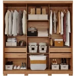 Guarda Roupa Búzios 3 Portas de Correr 100% MDF - Imagem 3