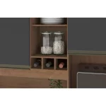 Kit Cozinha Merlot Perfil 9 Portas 100% MDF - Imagem 4