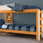 Beliche Solteiro Indy Com Escada e Proteção Superior Para Colchão 088