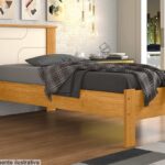 Cama Solteiro Pérola C Ripas em MDF