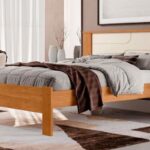 Cama Casal Pérola C Ripas em MDF