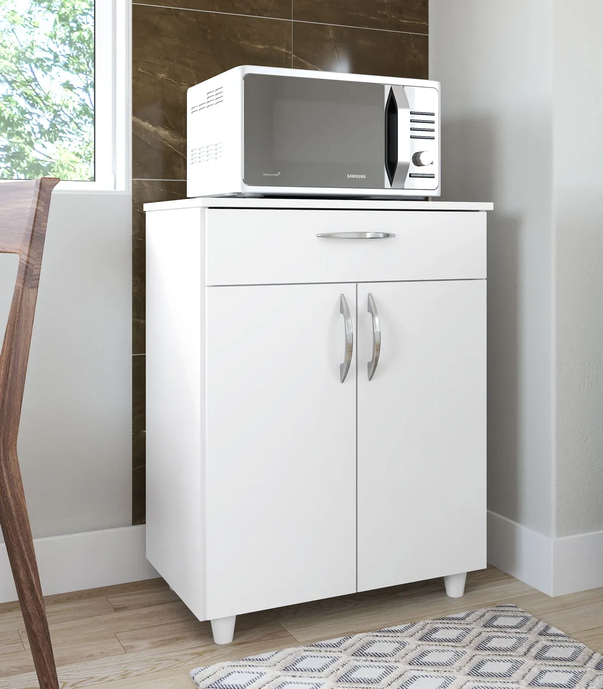 Balcão Duna 2 Portas 1 Gaveta - Imagem 1